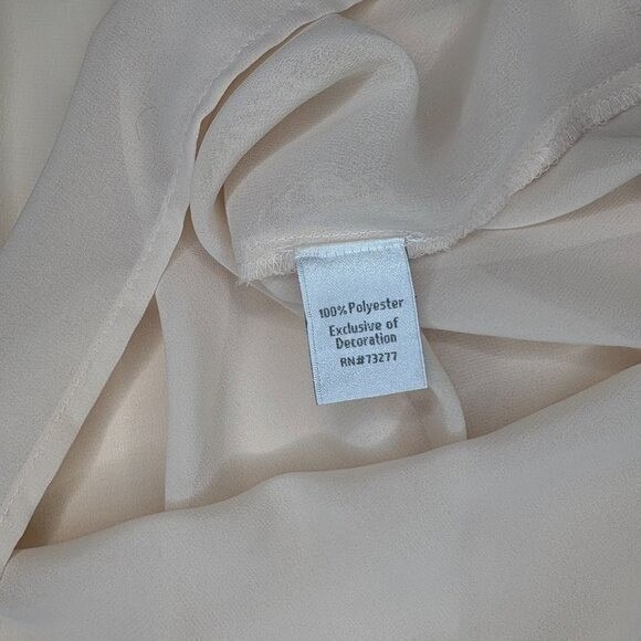 LC Lauren Conrad Womens Dainty Fairy Sheer Lace Top Size XSmall 3/4 Sleeve Boho - Picture 4 of 11